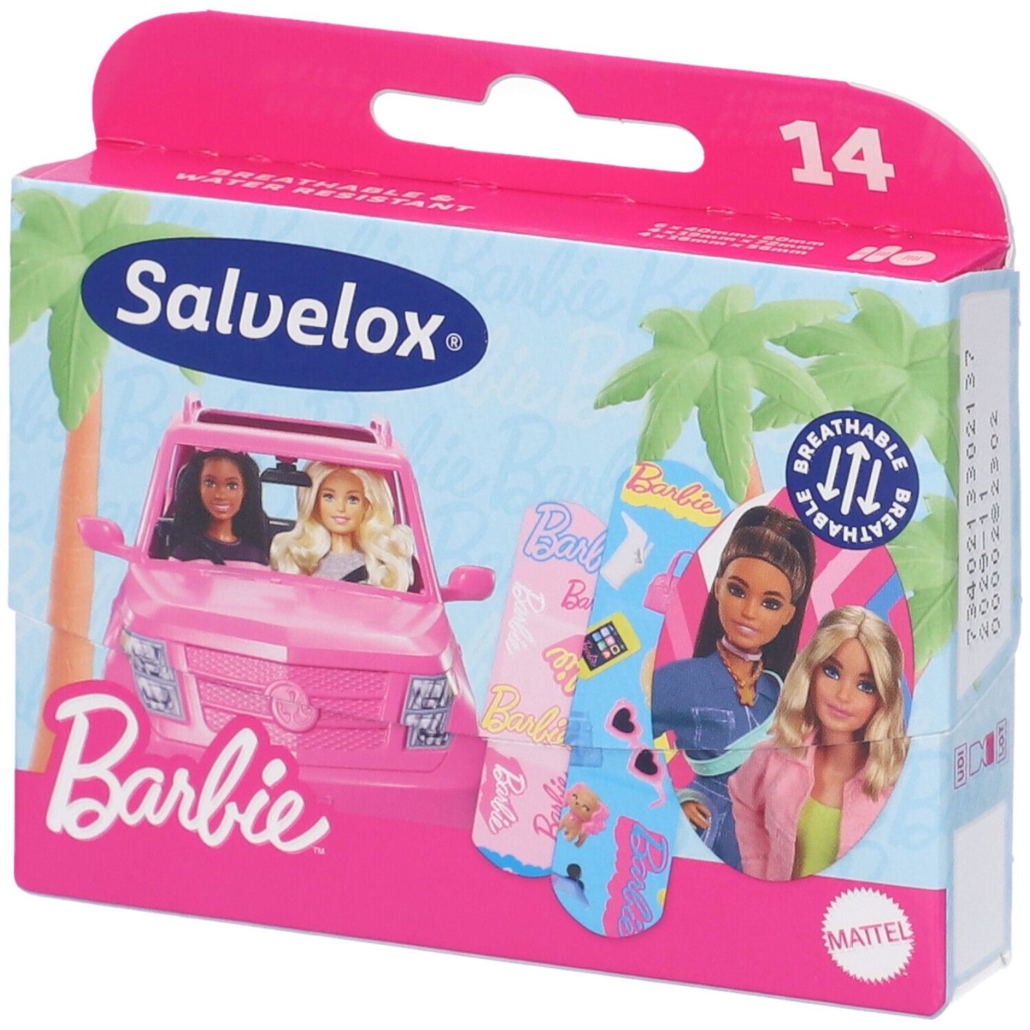 Cerotto salvelox barbie 14 pezzi