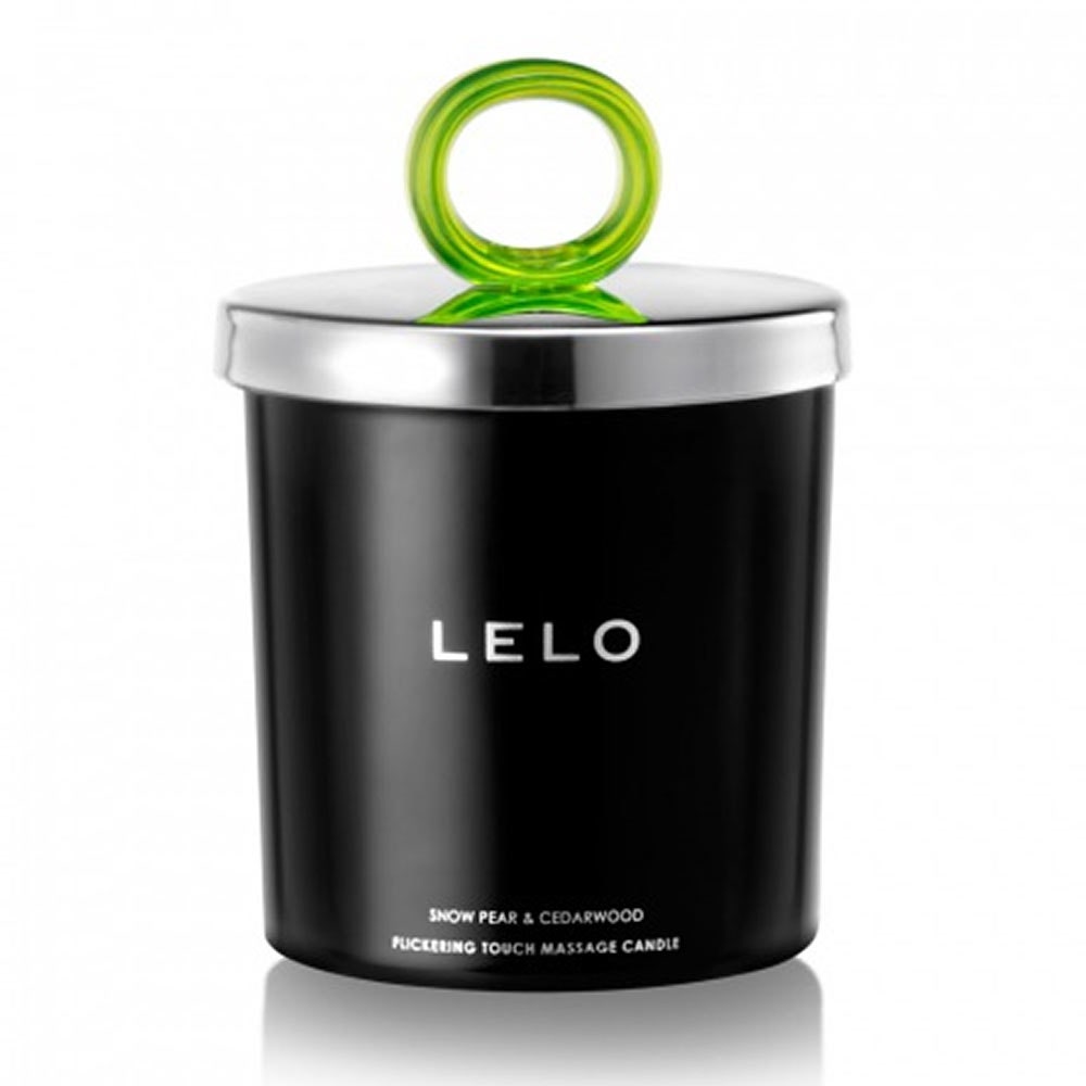 Lelo Flickering Touch Candela da Massaggio Pero Alpino e Legno di Cedro, 150g