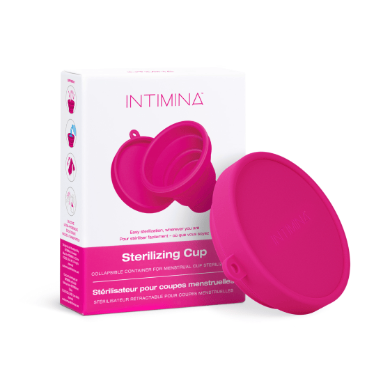 Intimina Sterilizzatore Pieghevole per Coppette Mestruali 1 pz Crema