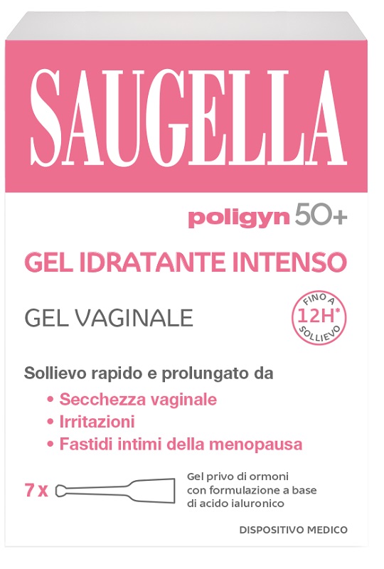 Saugella Poligyn 50+ Gel Idratante Intenso 7 flaconcini da 4 ml Detergente per Menopausa — confronto prezzi