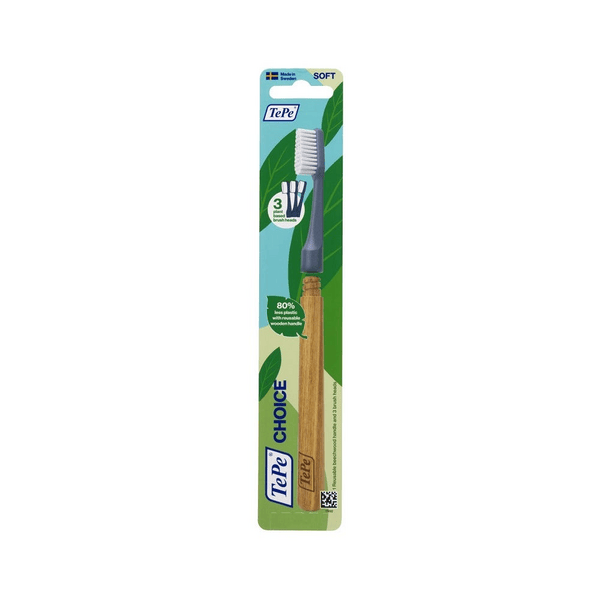 Tepe Choice Spazzolino Con Manico In Legno + 3 Testine — confronto prezzi