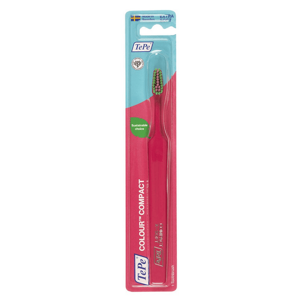 TePe Colour Compact X-Soft Rosa Spazzolino 1 Pezzo — confronto prezzi