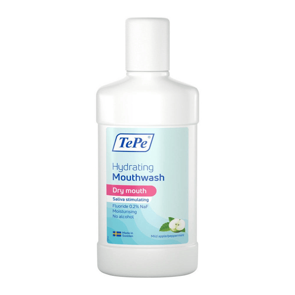 TePe Hydrating Collutorio Bocca Secca Mela E Menta Piperita Stimolante Saliva 500 ml — confronto prezzi