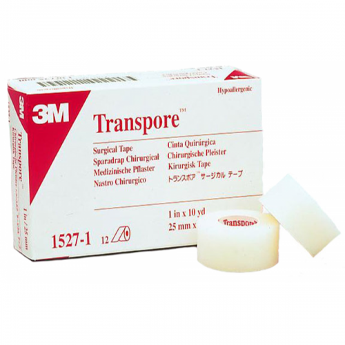 3M Transpore Cerotto in Rocchetto Misura 2,5 x 500 CM — confronto prezzi
