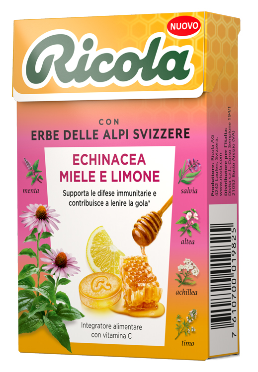 Ricola echinacea miele & limone 50 g — confronto prezzi