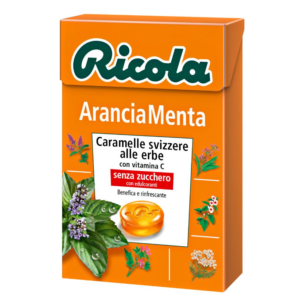 Ricola arancia menta senza zucchero 50 g — confronto prezzi