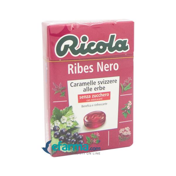 Ricola Ribes Nero Caramelle Svizzere Alle Erbe Senza Zucchero 50 g