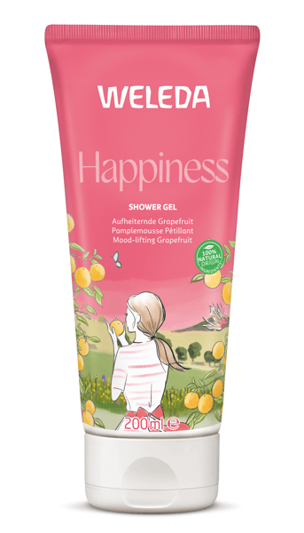Weleda Happiness Shower Gel Doccia al Pompelmo Rinfrescante 200 ml