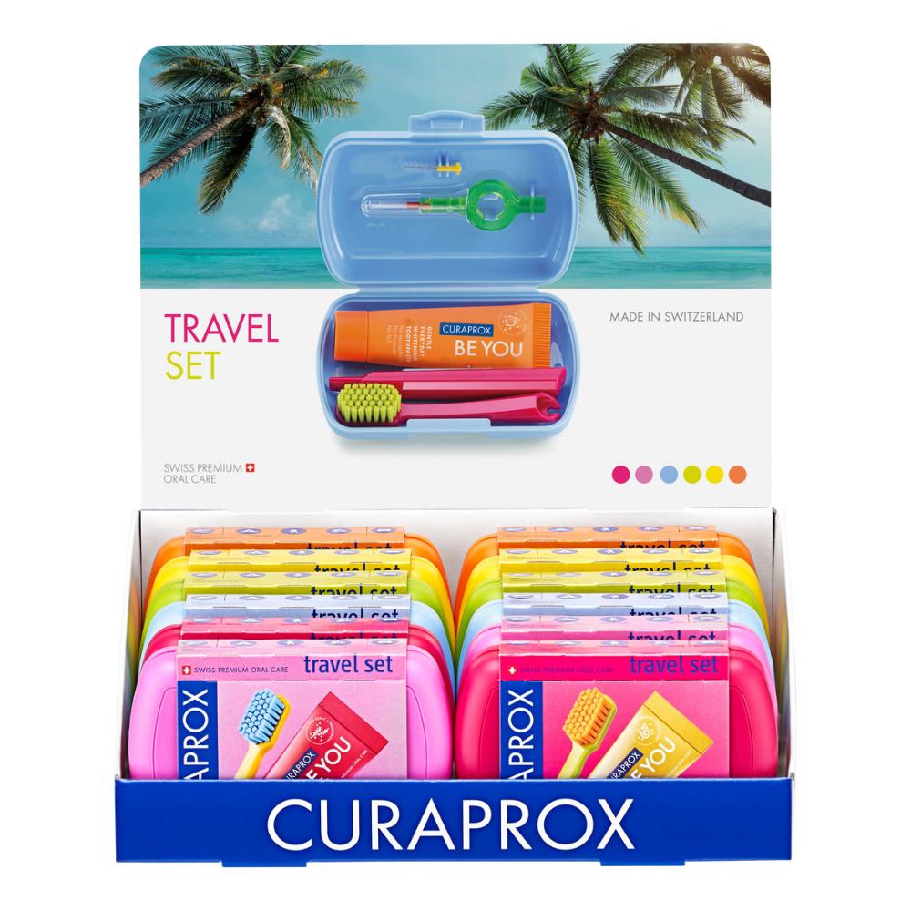 Curaprox Travel Set Display 12 Pezzi 1 St