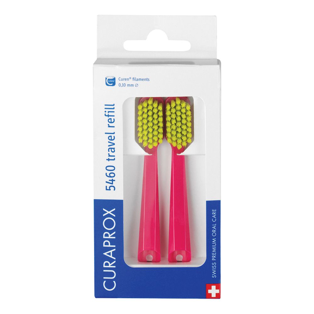 Curaprox Testine Ricambio Spazzolino Da Viaggio Cs 5460 2 pz da denti