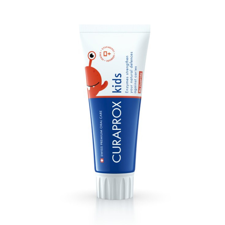 Curaprox Kids Toothpaste Strawberry Flavor 0 Ppm 60 ml Dentifricio