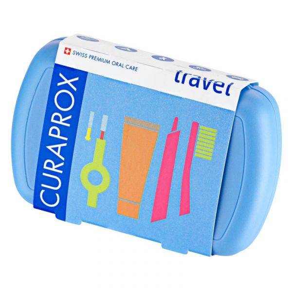 Curaprox Travel Set, Blue 1 pz Spazzolino da denti