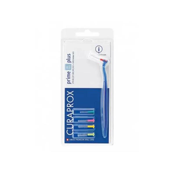 Curaprox Cps Prime Scovolini Interdentali Set 5 Ricambi + 2 Manici Blu
