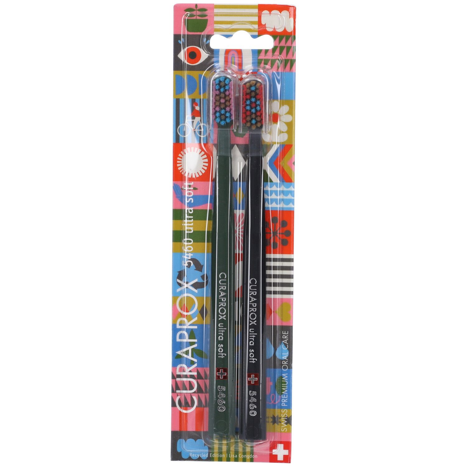 Curaprox Spazzolino Ultra-Morbido Recycled Edition 2 Pezzi 1 pz da denti