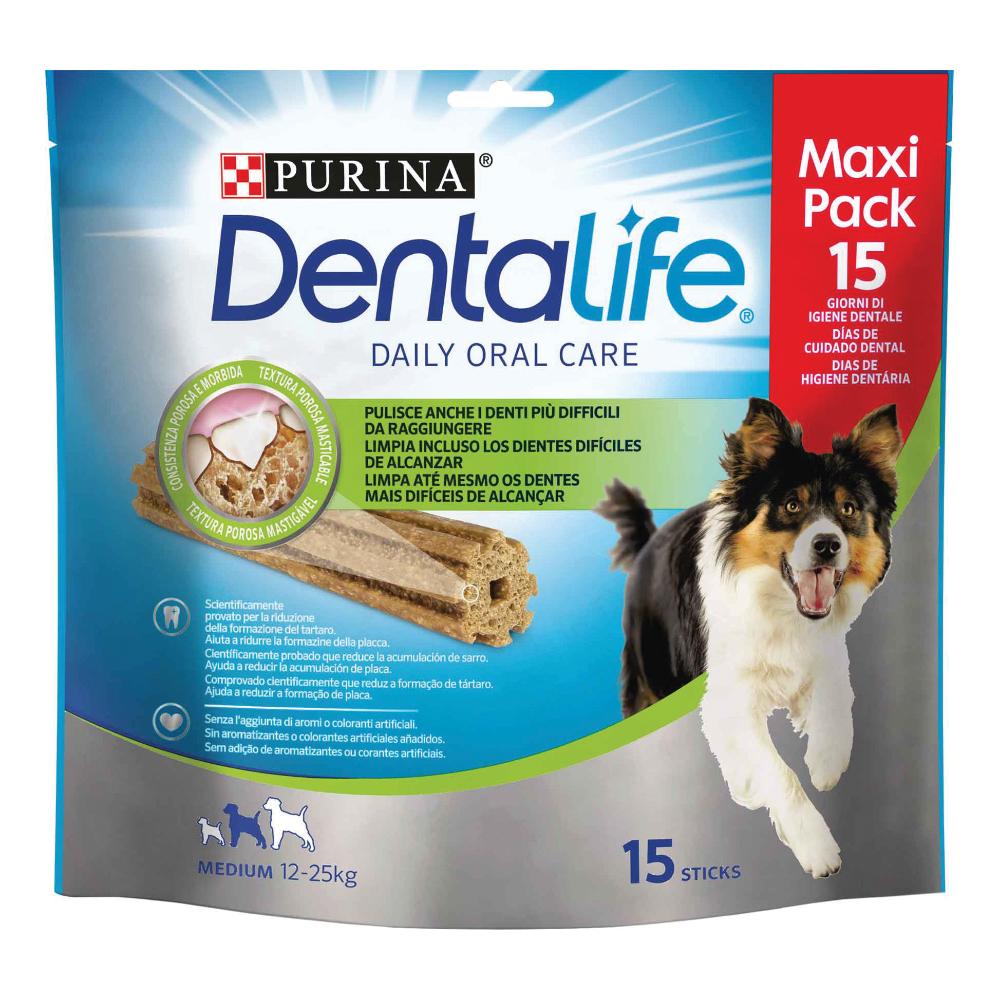 NESTLE' PURINA CANE SNACK DENTALIFE MEDIUM 15 STICKS 345GR