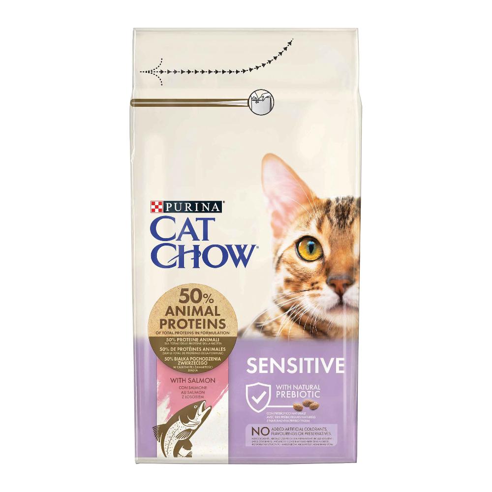 NESTLE' PURINA CAT CHOW GATTO SENSITIVE ADULT SALMONE 1,5KG — confronto prezzi