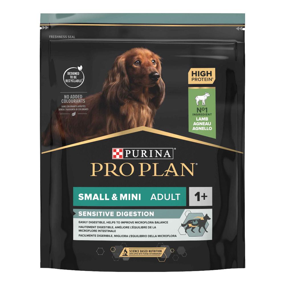 NESTLE' PURINA PRO PLAN CANE SENSITIVE OPTIGEST SMALL/MINI ADULT AGNELLO 700GR