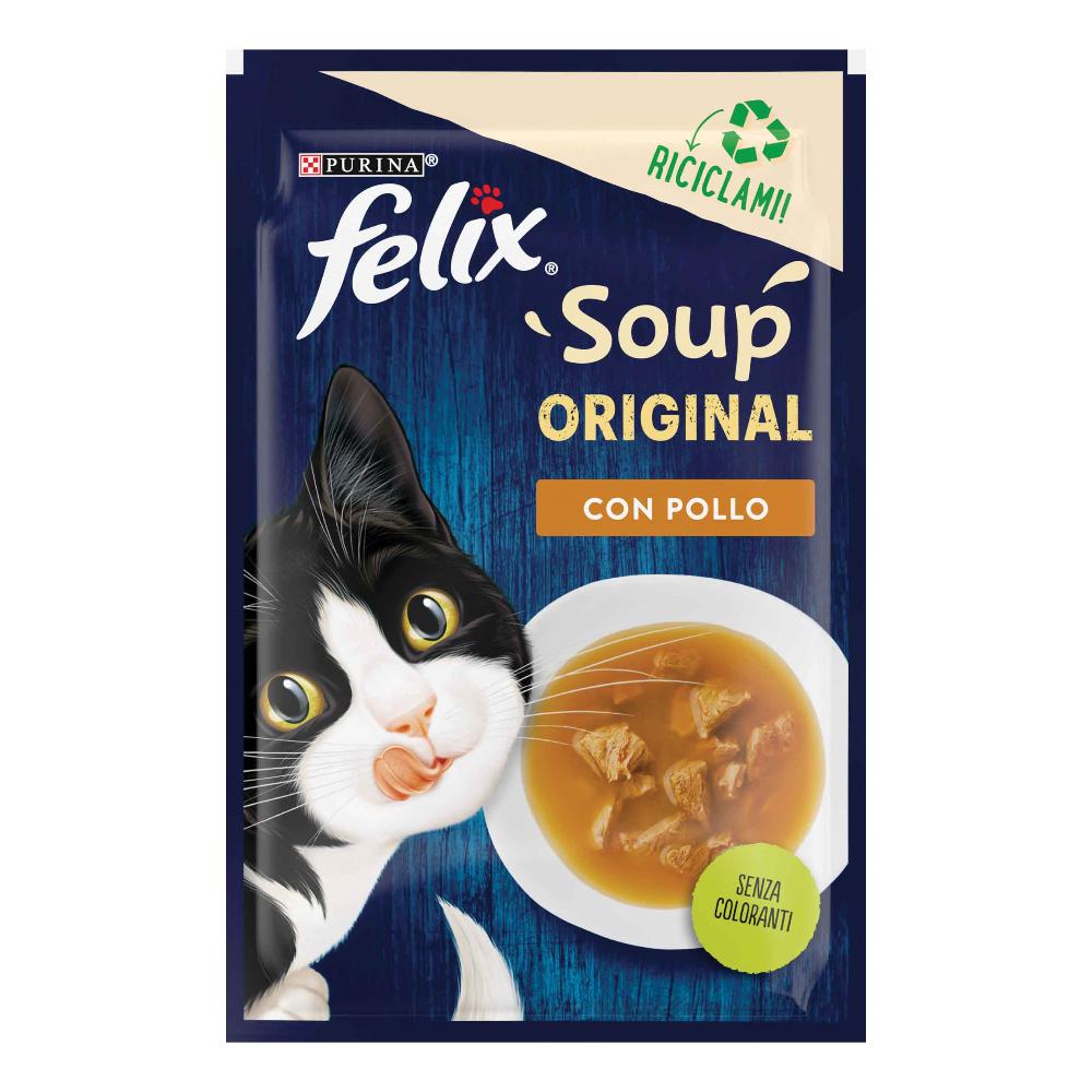 NESTLE' PURINA FELIX GATTO SOUP POLLO 48GR (bustina) — confronto prezzi