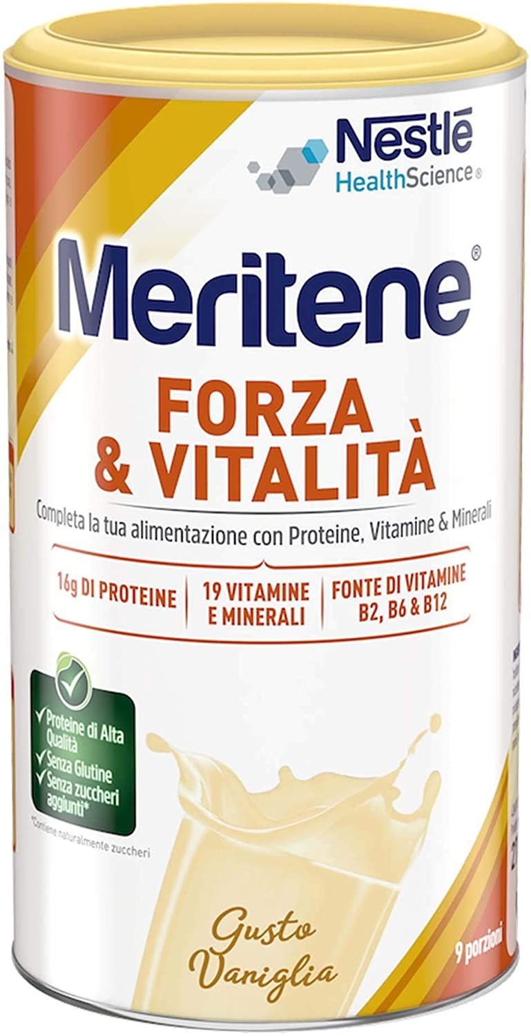 Meritene Forza &amp; Vitalità Polvere Gusto Vaniglia 270g