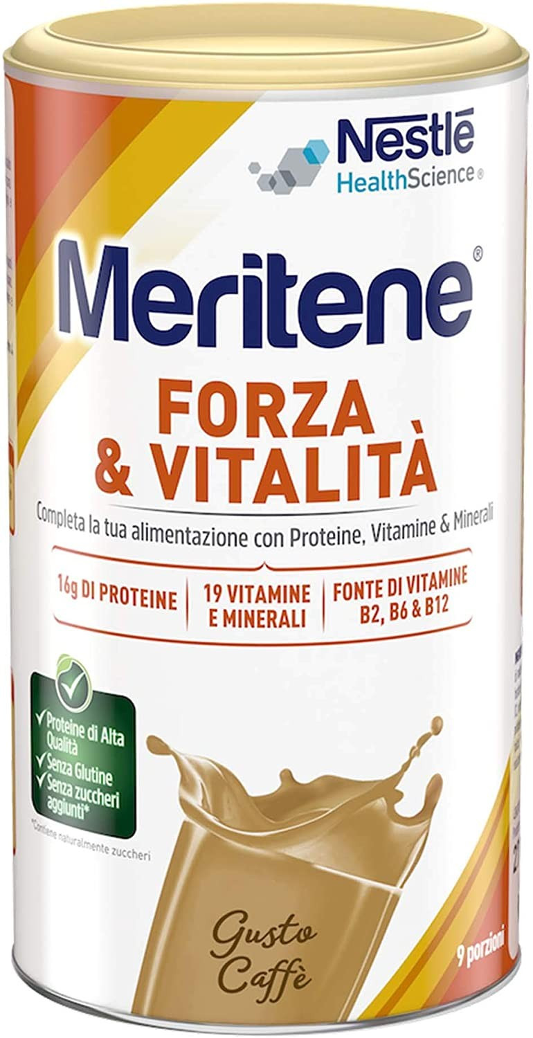 Meritene Forza & Vitalità - Polvere Gusto Caffè, 270g