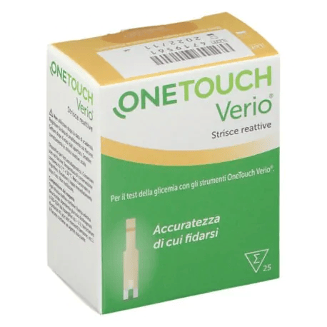 OneTouch Verio Strisce Reattive Glicemia 25 Pezzi