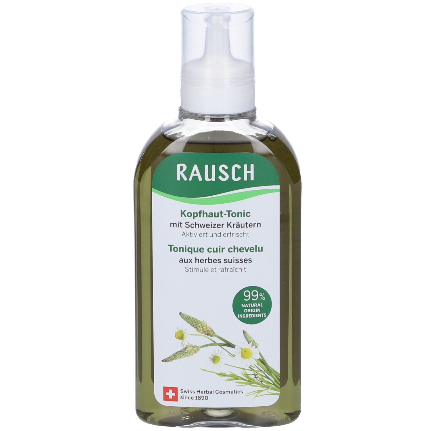 RAUSCH Tonificante Per Cuoio Capelluto Alle Erbe Svizzere 200 ml Tonico