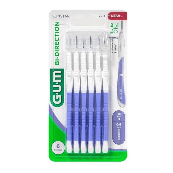 Gum Bi-Direction Iso 0 Scovolino 0,6 mm 6 Pezzi