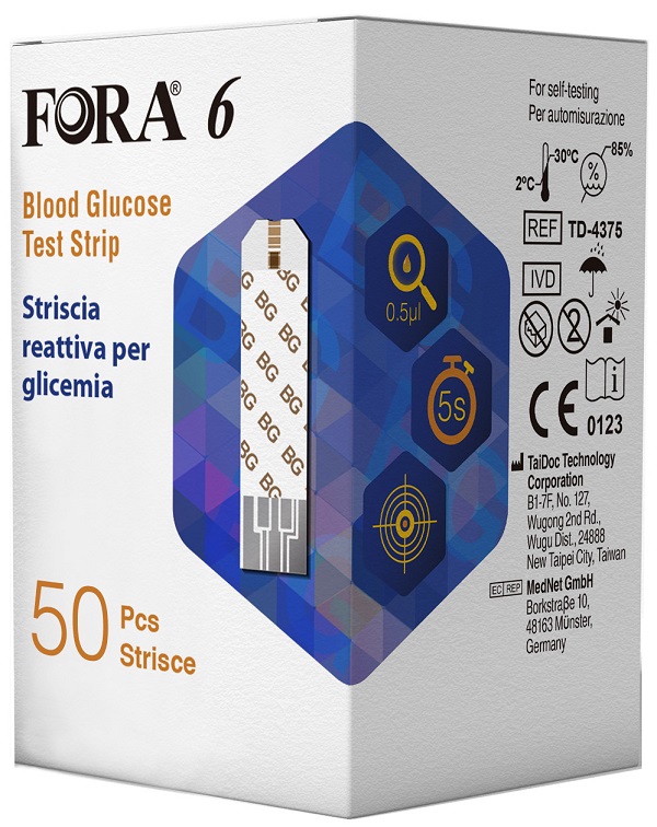Fora6 Strisce Reattive Per La Glicemia 50 Pezzi — confronto prezzi