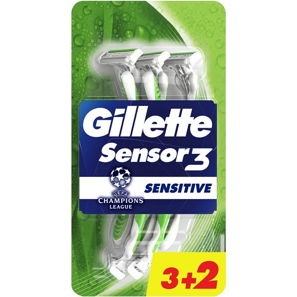 Gillette sensor3 usa&getta sen 3 pezzi + 2 — confronto prezzi