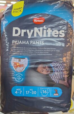 Drynites dpp boy 4/7anni 16pz