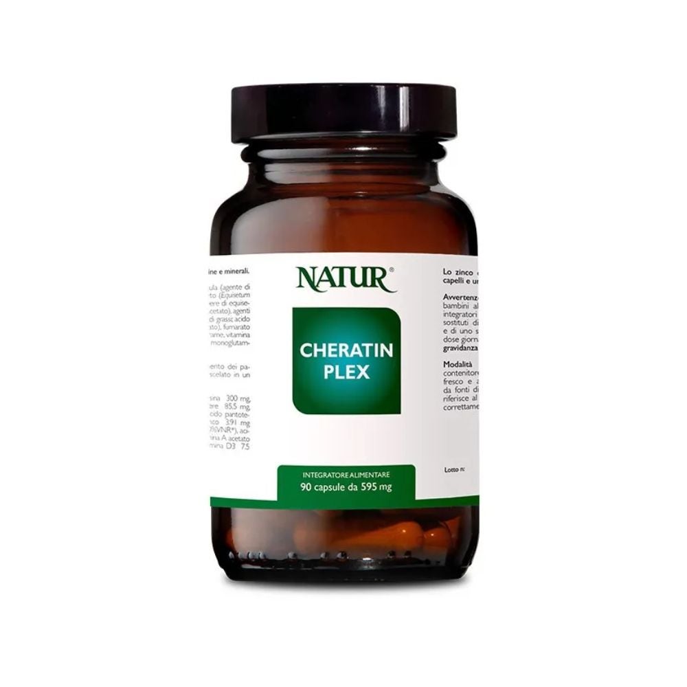 Natur Cheratin Plex Integratore Alimentare Capelli Unghie e Ossa, 90 Capsule