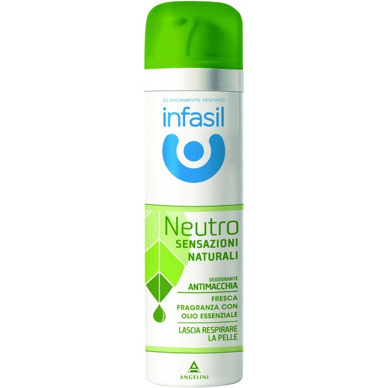 INFASIL - Neutro Sensazioni naturali - Deodorante Spray 150 ml con Olio essenziale — confronto prezzi