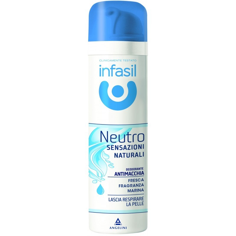 INFASIL - Neutro Sensazioni naturali - Deodorante Spray 150 ml Freschezza marina — confronto prezzi