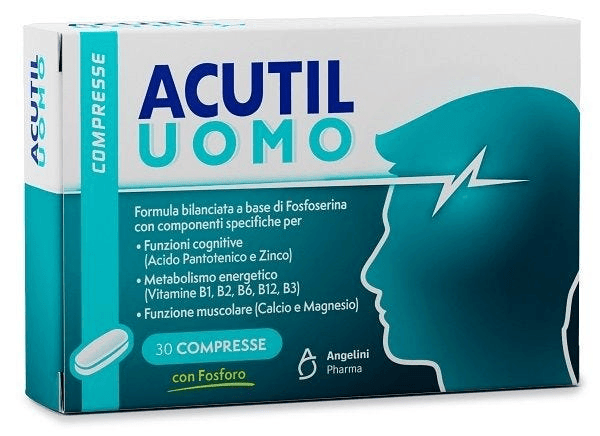 Acutil Uomo Integratore con Fosforo per Funzioni Cognitive 30 Compresse — confronto prezzi