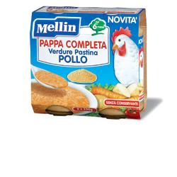Mellin Pappa Completa Pollo 250 G 2 Pezzi 2x250 g