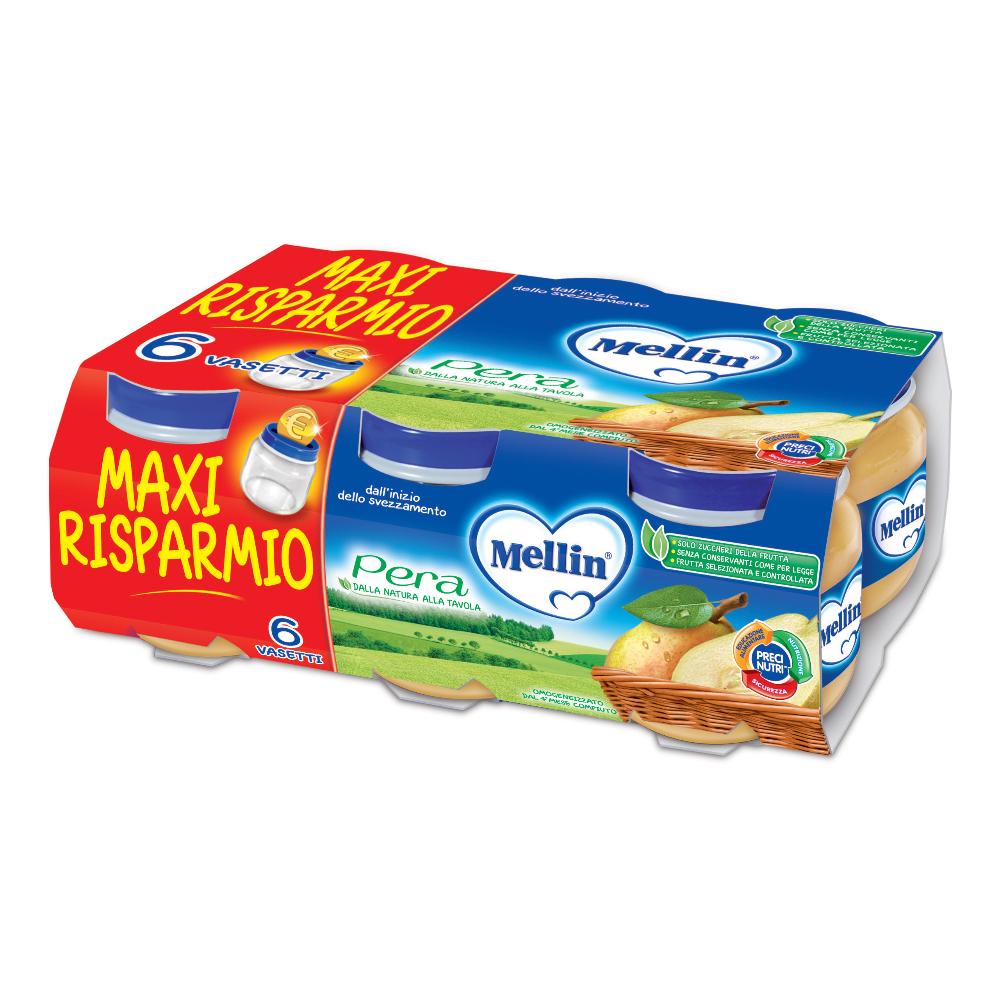 Mellin omogeneizzato pera 100 g 6 pezzi — confronto prezzi