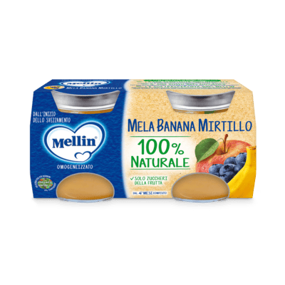 Omo mellin mela+mirtillo2x100g