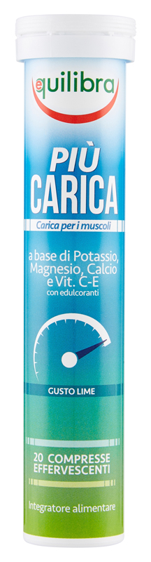 Equilibra Più Carica Integratore Vitamine e Sali Minerali 20 Compresse Effervescenti