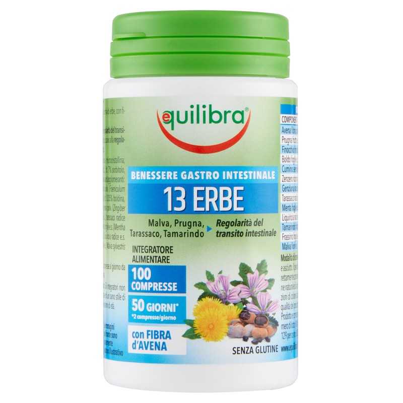 13 erbe con fibra 100 compresse