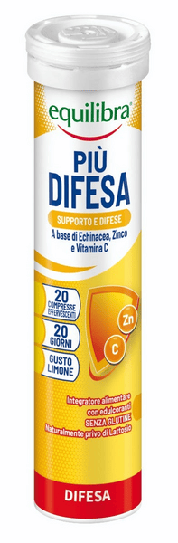Equilibra Più Difesa Integratore Sistema Immunitario 20 Compresse Effervescenti