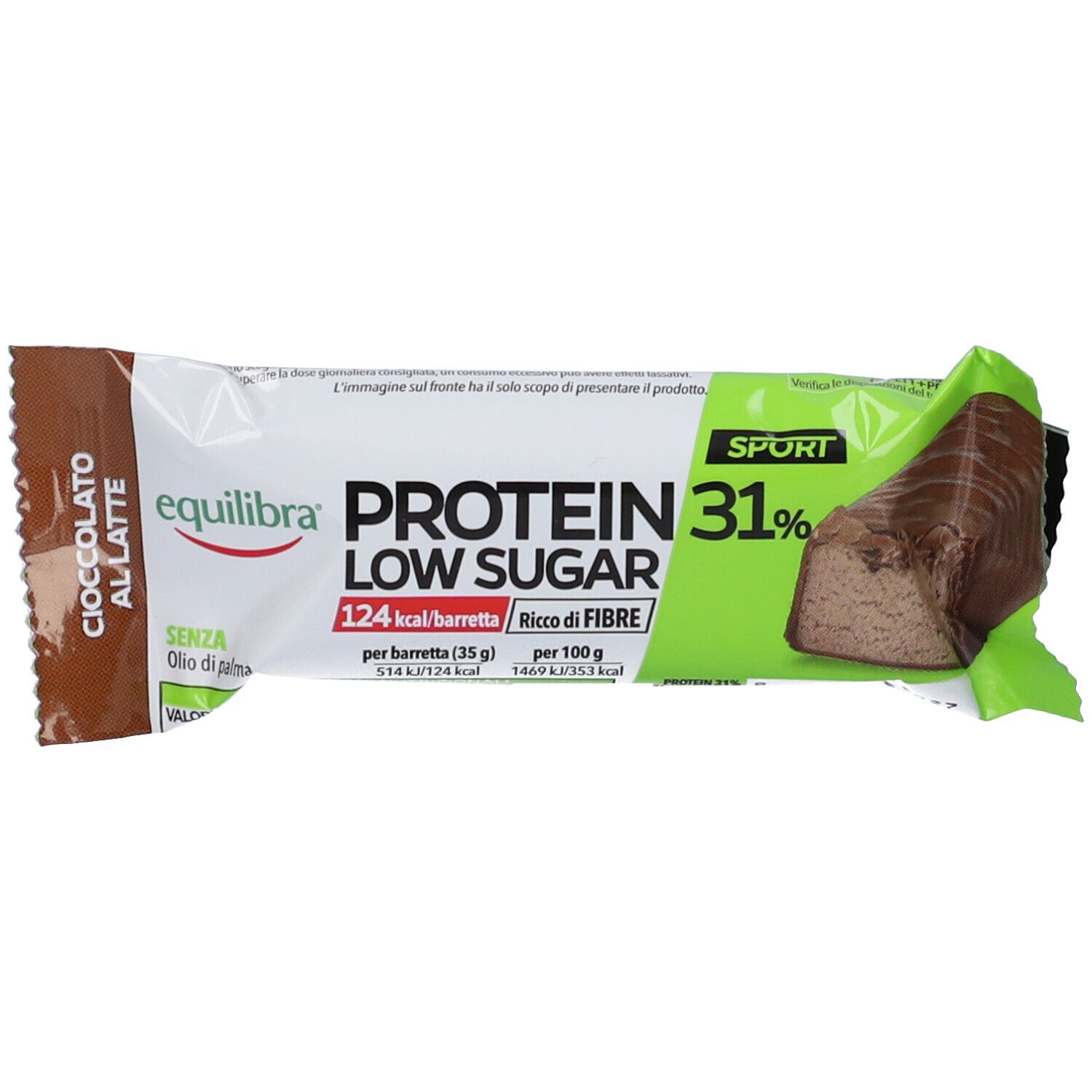 EQUILIBRA Srl Integratore protein low sugar barretta cioccolato__+ 1 COUPON__