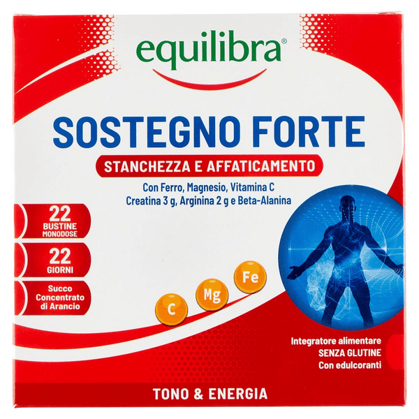 Equilibra Sostegno Forte Integratore Tonico Energetico 22 Bustine — confronto prezzi