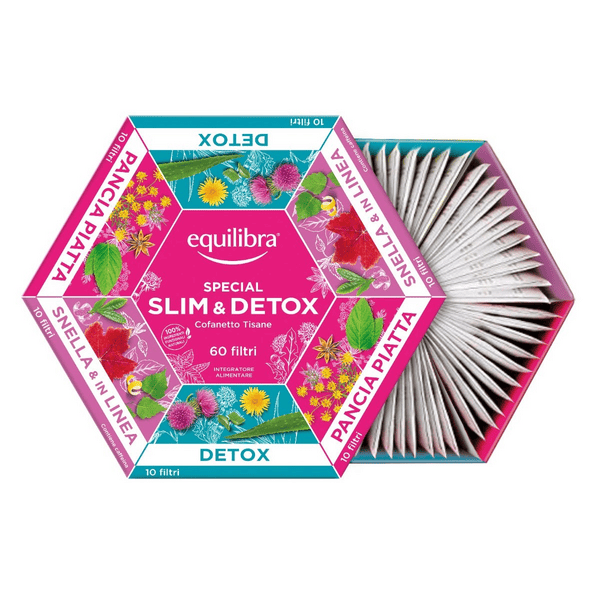 Equilibra Cofanetto Tisane Slim & Detox 60 Filtri