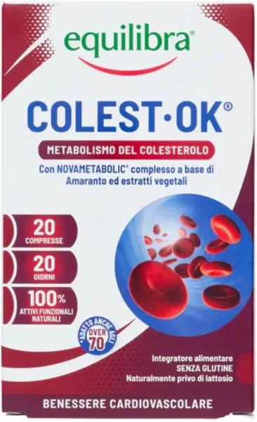 Equilibra Colest-Ok Integratore per il Colesterolo 20 Compresse