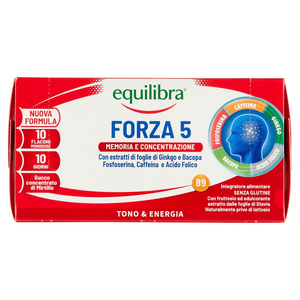 Equilibra Forza 5 Memoria e Concentrazione 10 Flaconi — confronto prezzi