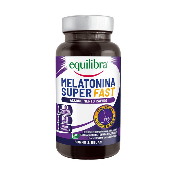 Equilibra Melatonina Super Fast 180 Compresse 57,6 g