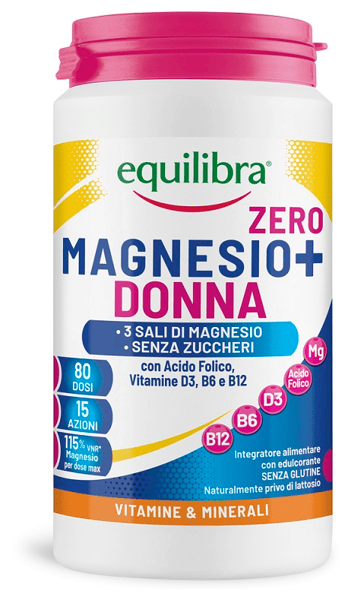 Equilibra Zero Magnesio+ Donna Integratore di Magnesio 200 g