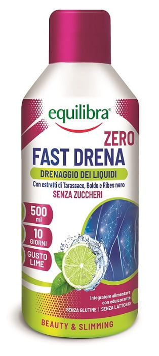 Equilibra Fast Drena Zero Integratore Per Il Drenaggio Dei Liquidi Gusto Lime 500ml — confronto prezzi