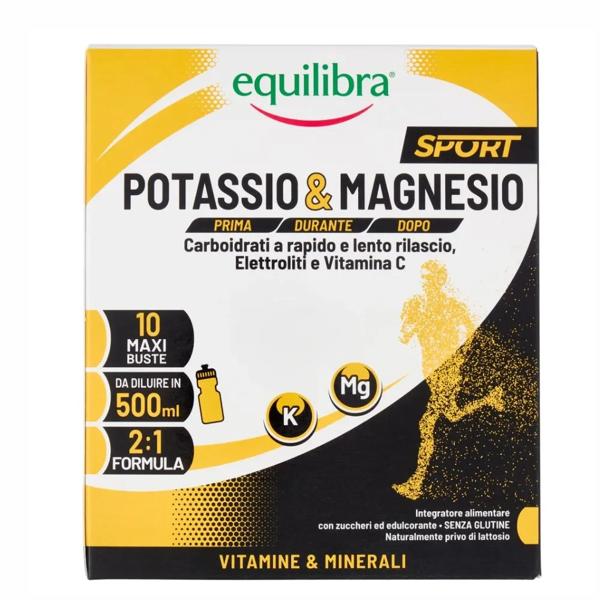Equilibra Potassio & Magnesio Sport Integratore per Atleti 10 Buste