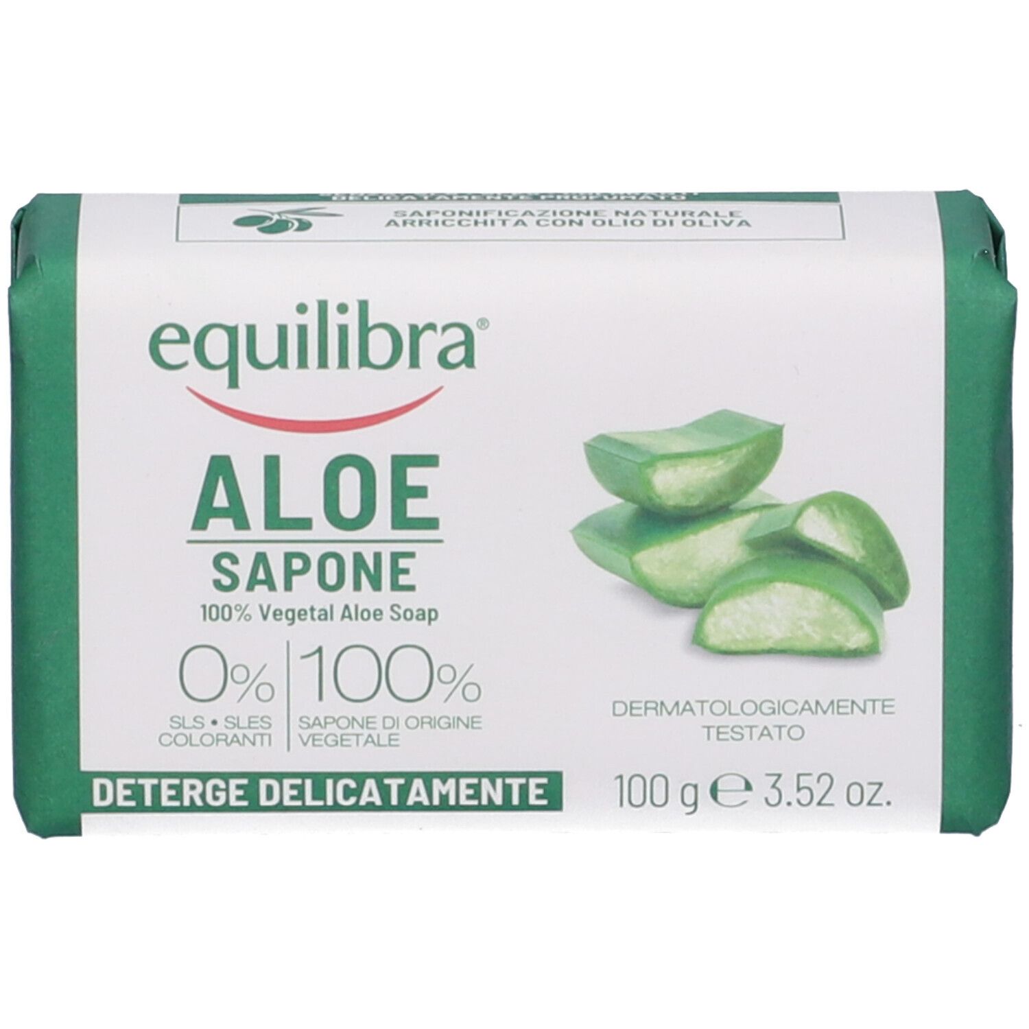 Equilibra® Aloe Sapone 100% Vegetale - risparmia il 10% con codice: EQUILIBRA10 100 ml — confronto prezzi